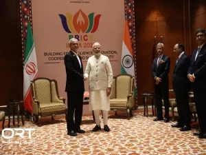 دیدار پزشکیان با مودی در حاشیه اجلاس بریکس